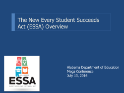 ESSA Overview