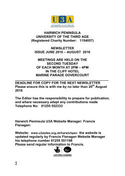 June 2016 Newsletter - U3A Site Builder Home Page