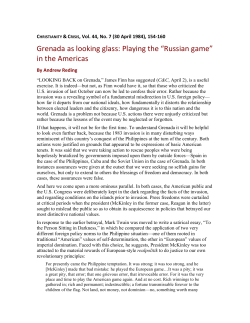 Grenada as looking glass: Playing the &ldquo;Russian game&rdquo; in the Americas