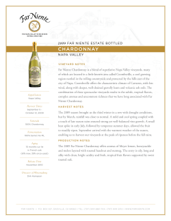 chardonnay - Far Niente Winery