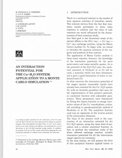 AN INTERACTION POTENTIAL FOR THE Cu&deg;