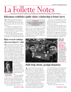 Kikkoman establishes public affairs scholarship to honor Lucey