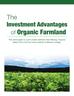 of Organic Farmland