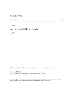 Interview with Rick Riordan