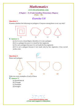Exercise 5.8 - Tiwari Academy