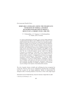 HERITABLE ANOMALIES AMONG THE INHABITANTS OF