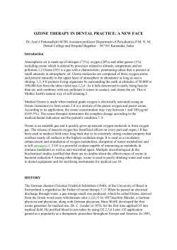 OZONE THERAPY IN DENTAL PRACTICE