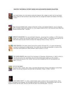 historical fiction - Fairfield Union Local School District