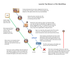Lacerte Tax Return e-File Workflow