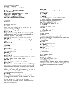 MASTER, a sailor BOATSWAIN