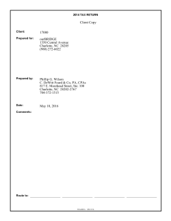 Our Financials 2014