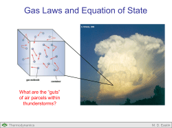 Gas Laws - UNC Charlotte Pages