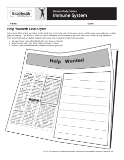 Handout - KidsHealth in the Classroom