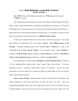 Introduction to &ldquo;Daily Meditations on the Bride of Christ&rdquo;