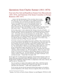 Quotations from Charles Sumner