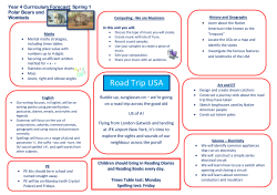 Road Trip USA - Tweeddale Primary School