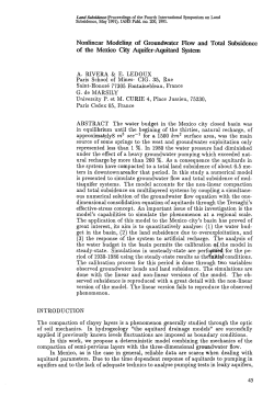 Nonlinear Modeling of Groundwater Flow and Total