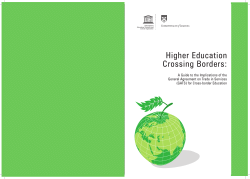 Higher Education Crossing Borders - UNESDOC