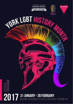LGBT History Month Programme