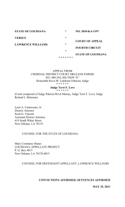 Document generated from the Louisiana Court of