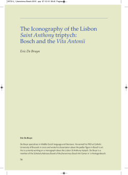 The iconography of the lisbon Saint Anthony