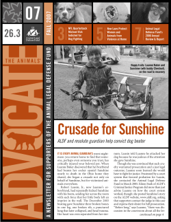 Fall 2007 - Animal Legal Defense Fund