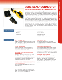 sure-seal&reg; connector - PEI