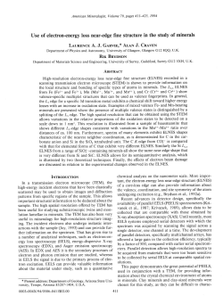Use of electron-energy loss near-edge fine structure in the