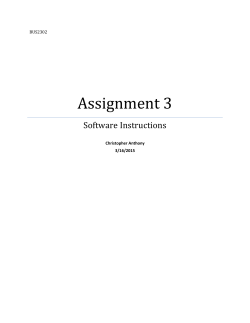 Assignment 3