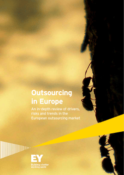 Outsourcing in Europe