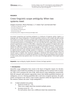 Cross-linguistic scope ambiguity: When two systems meet
