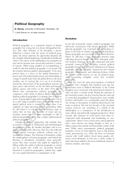 Political Geography