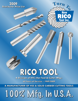 100% Mfg. In U.S.A. - HTC Tool