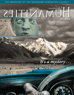 It`s a mystery - Oklahoma Humanities Council