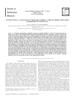 CONSTRUCTIONAL CANYONS BUILT BY SHEET