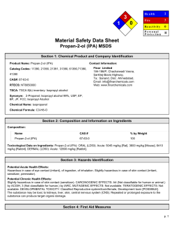 3 1 0 Material Safety Data Sheet