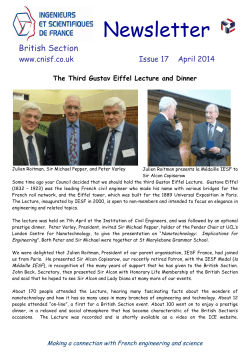 Newsletter April 2014
