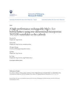 A high-performance rechargeable Mg2+/Li+