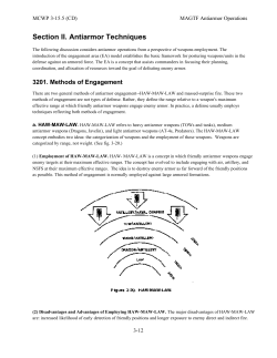 Section II. Antiarmor Techniques