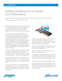 Building Infrastructure for Speed and Performance