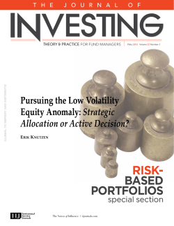 BASED PORTFOLIOS