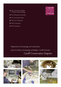 Cardiff Conservation Degrees