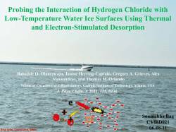 Probing the Interaction of Hydrogen Chloride with Low