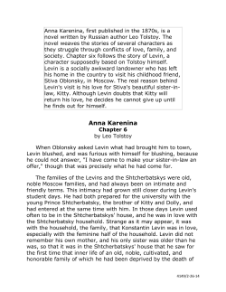 Anna Karenina - Kansas Assessment Program
