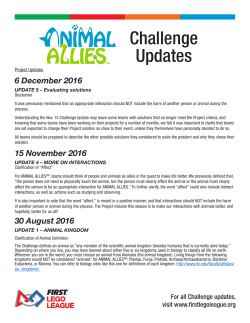 Challenge Updates