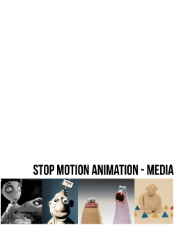 STOP MOTION ANIMATION - Media - Preshil: Design
