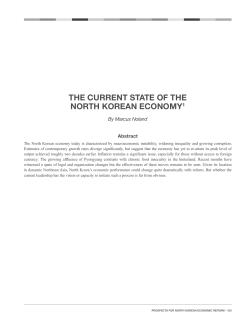 the current state of the north korean economy1