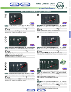 Drive-Loc VI Interchangeable Blade Sets