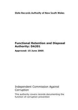 DA201  - State Records NSW