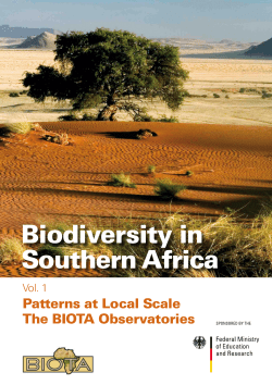 Biodiversity in Southern Africa